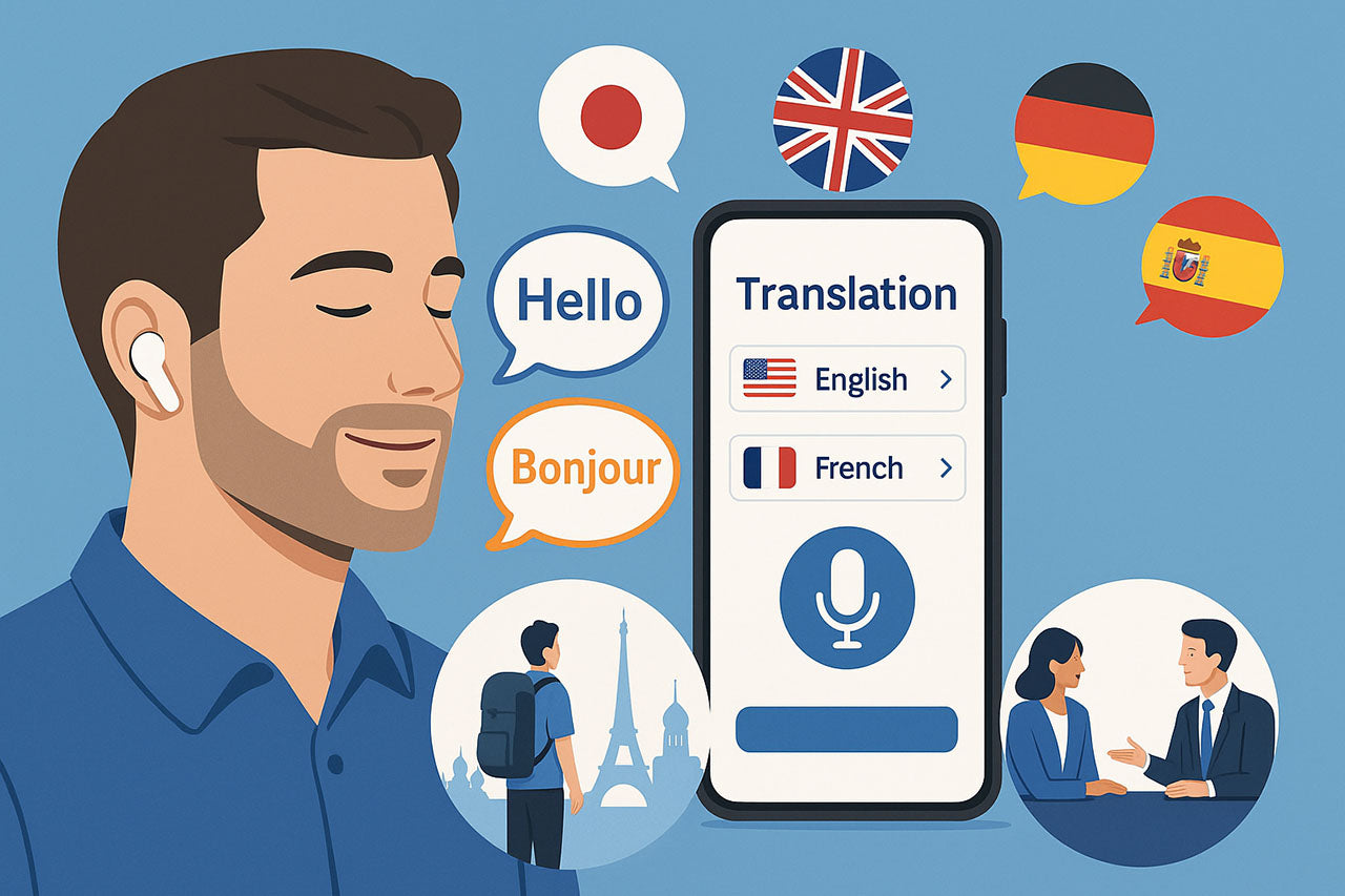 How AI Translation Earbuds and Mobile Apps Work Together for Seamless Communication
