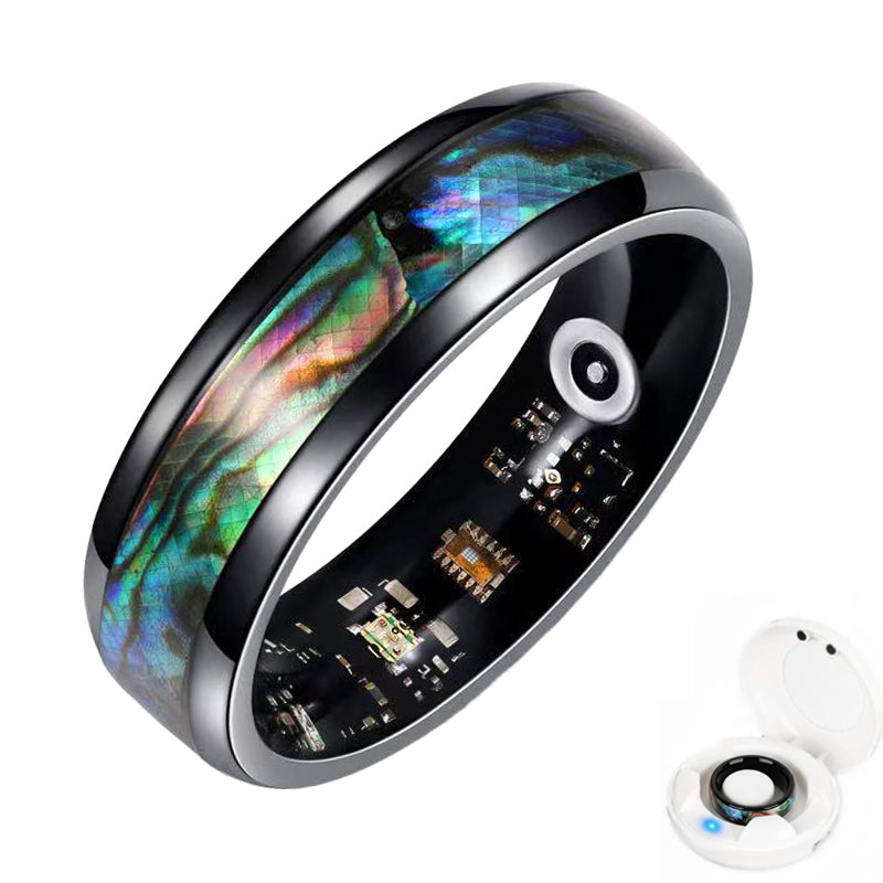 Wrongduck Rainbow Shell Bluetooth Smart Ring Health Tracker