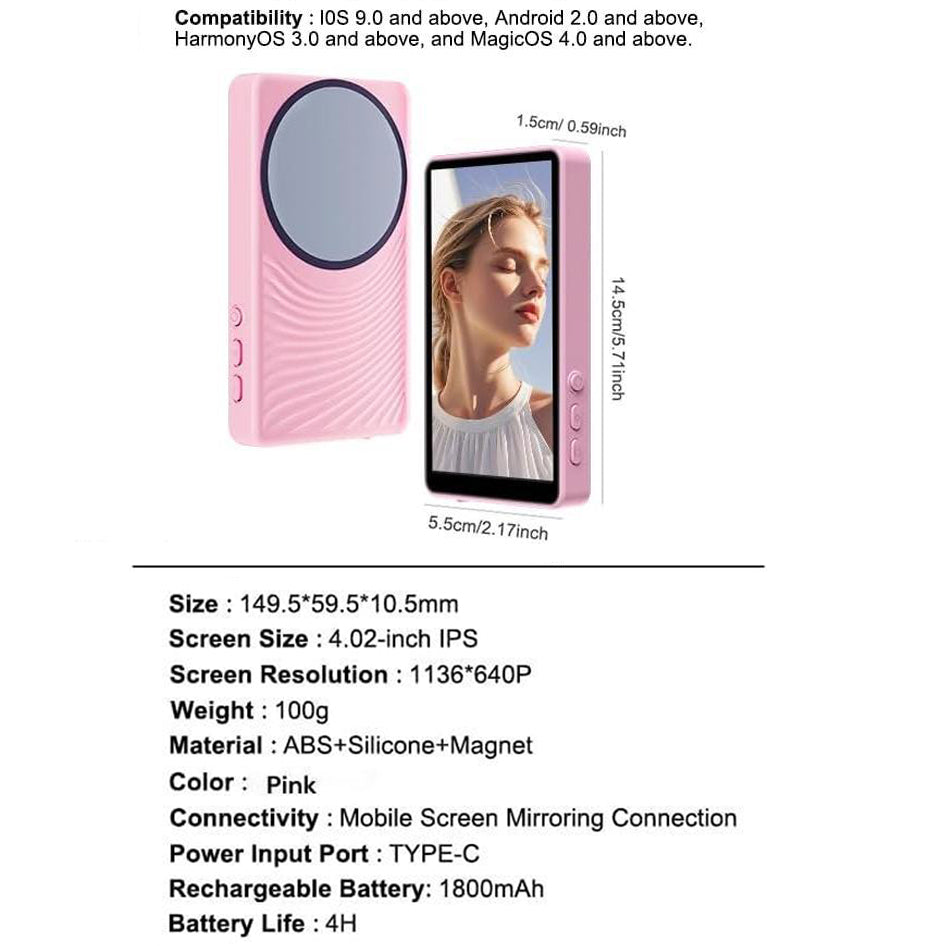 Wrongduck QS7 Phone Vlog Selfie Monitor Screen