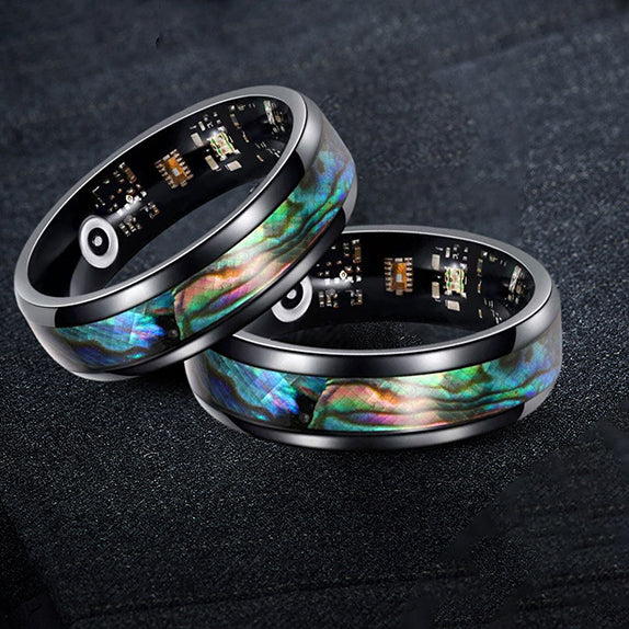 Wrongduck Rainbow Shell Bluetooth Smart Ring Health Tracker