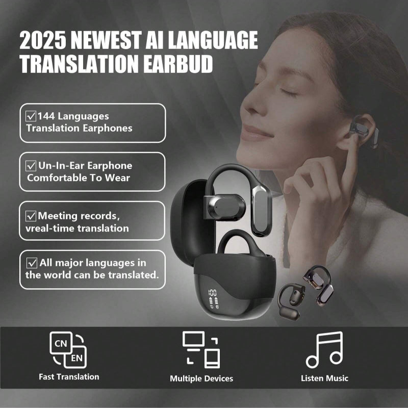 Auriculares inalámbricos Bluetooth Wrongduck M62 Ai Translator