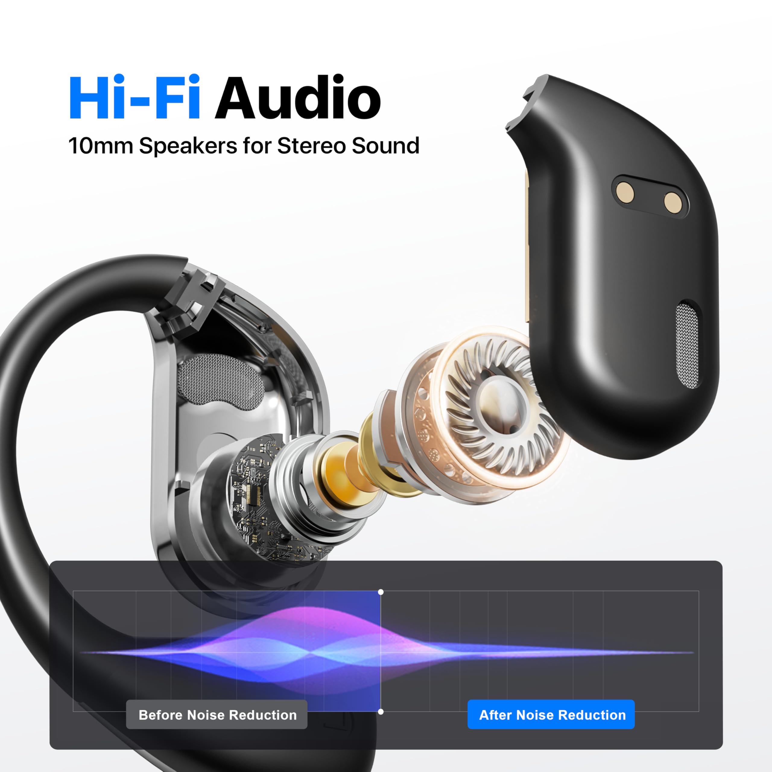 Auriculares inalámbricos Bluetooth Wrongduck M75 Ai Translator