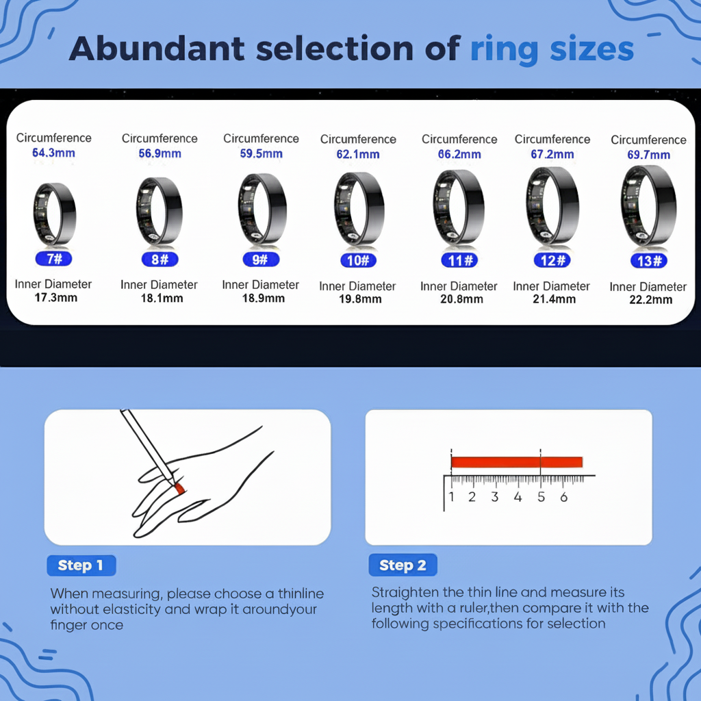 Wrongduck SR1 Bluetooth Smart Ring Health Tracker