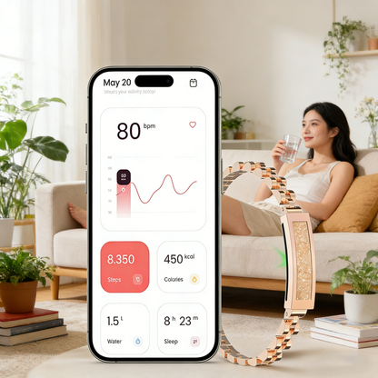 Wrongduck Smart Bracelet Health Fitness Tracker for Women