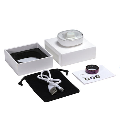 Wrongduck Purple Bluetooth Smart Ring Health Tracker