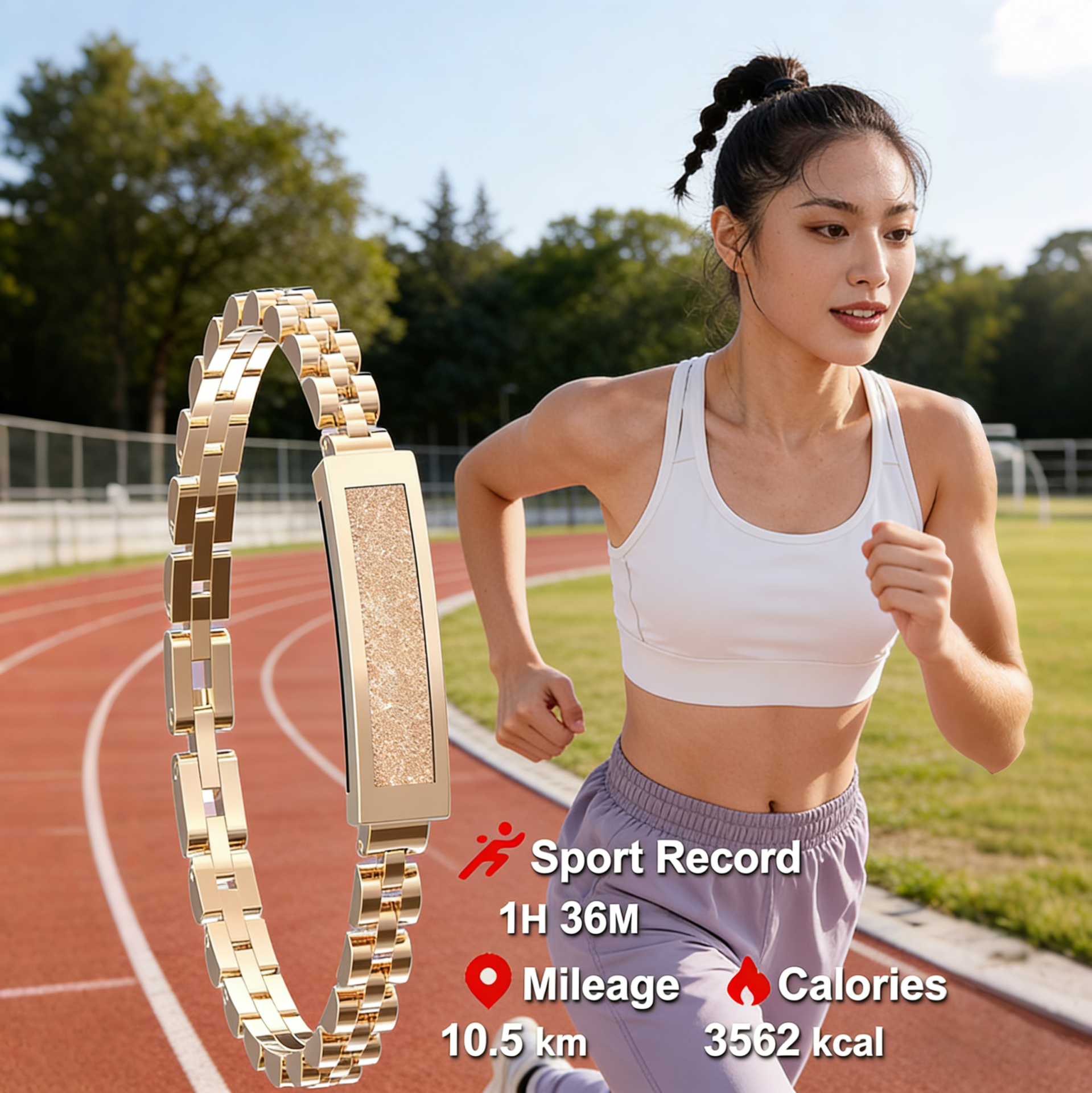 Wrongduck Smart Bracelet Health Fitness Tracker for Women