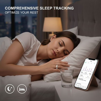 Wrongduck Butterfly Pattern Bluetooth Smart Ring Health Tracker