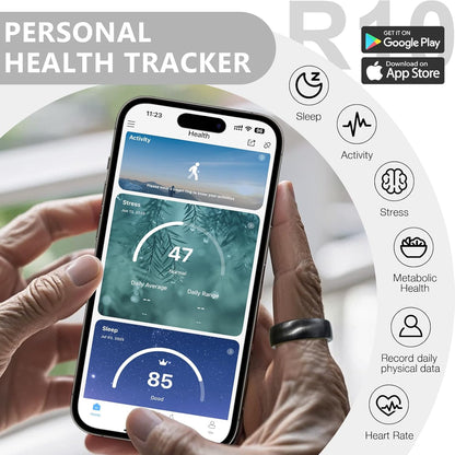 Wrongduck SR5 Bluetooth Smart Ring Health Tracker