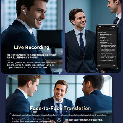 Wrongduck Q10 Ai Translator Wireless Bluetooth Earbuds