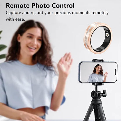 Wrongduck V6 Bluetooth Smart Ring Health Tracker for Women