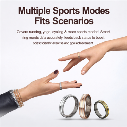 Wrongduck HR2 Bluetooth Smart Ring Gesundheits-Tracker