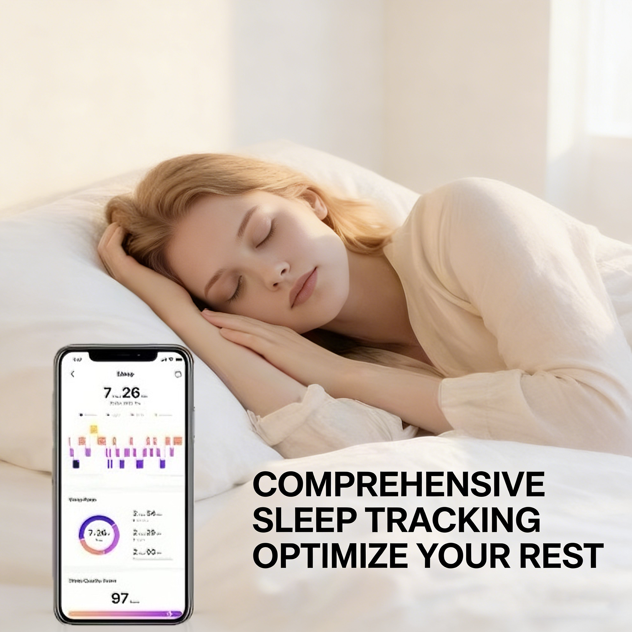 Wrongduck Retro Bluetooth Smart Ring Health Tracker for Women