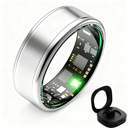 Wrongduck Bluetooth Smart Ring mit Satin-Finish als Gesundheitstracker 