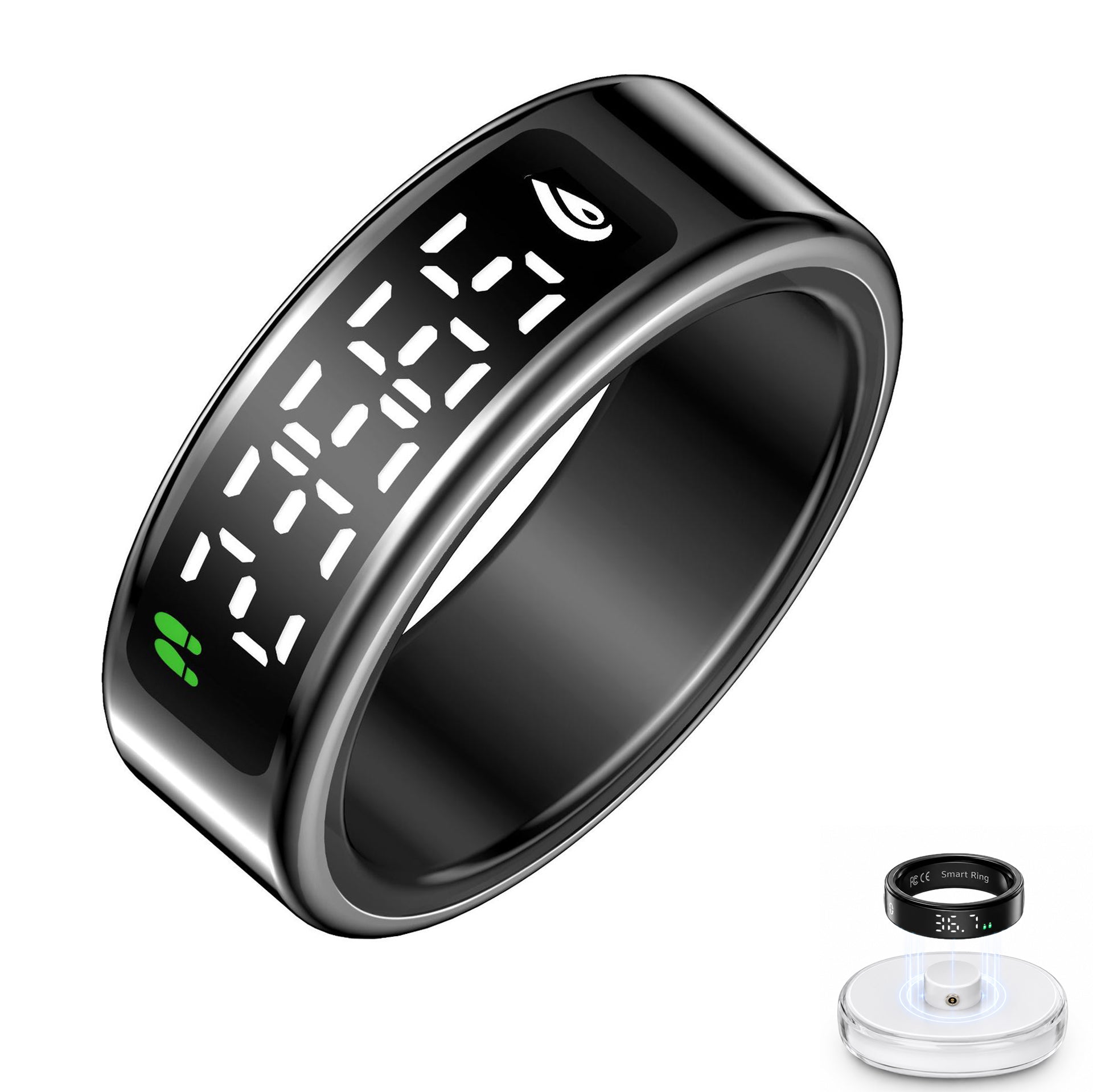 Wrongduck SY1 Bluetooth Smart Ring Health Tracker Vibration Alerts