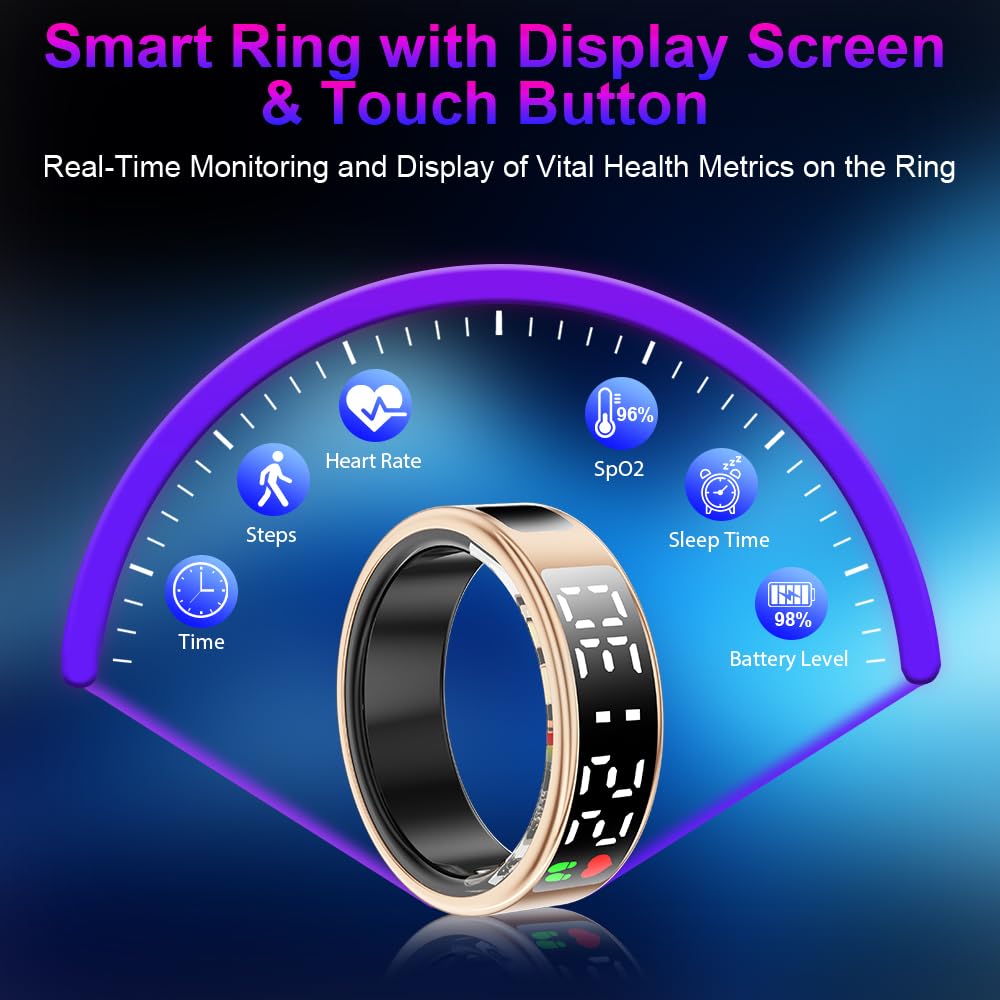 Wrongduck SR2 Bluetooth Smart Ring Gesundheitstracker 