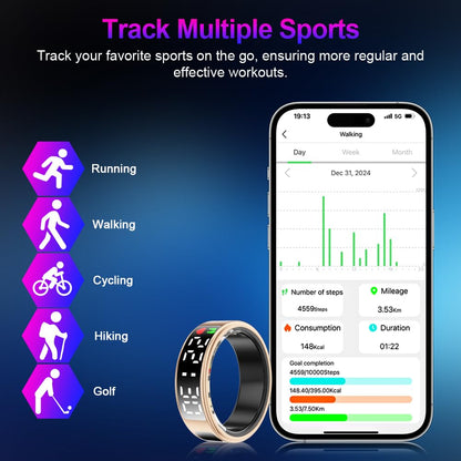 Wrongduck SR2 Bluetooth Smart Ring Health Tracker