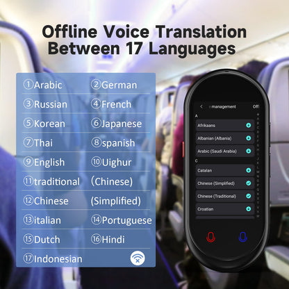 Wrongduck Z1 Portable AI Translator Language Translator