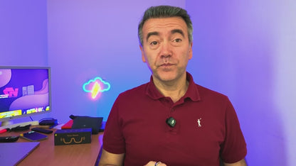 Gafas inteligentes Wrongduck Bluetooth con IA y cámara