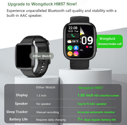 Wrongduck HM57 Smart watch Advanced Health & Fitness Tracker