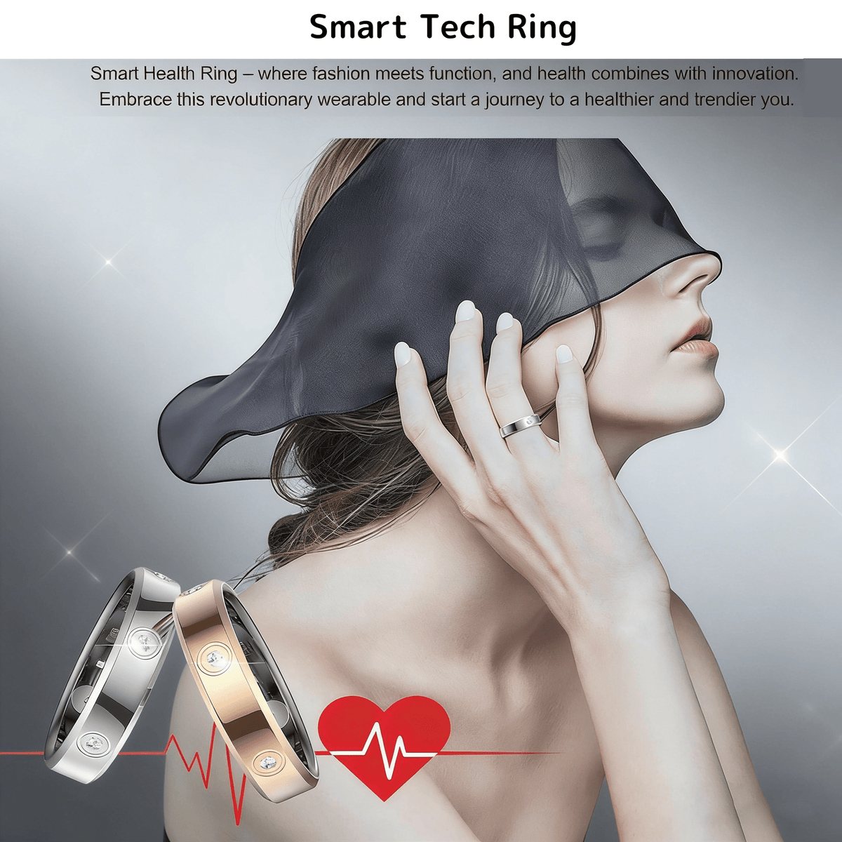 Wrongduck HR1 Smart Ring for Women – Sleep & Activity Tracker - Wrongduck