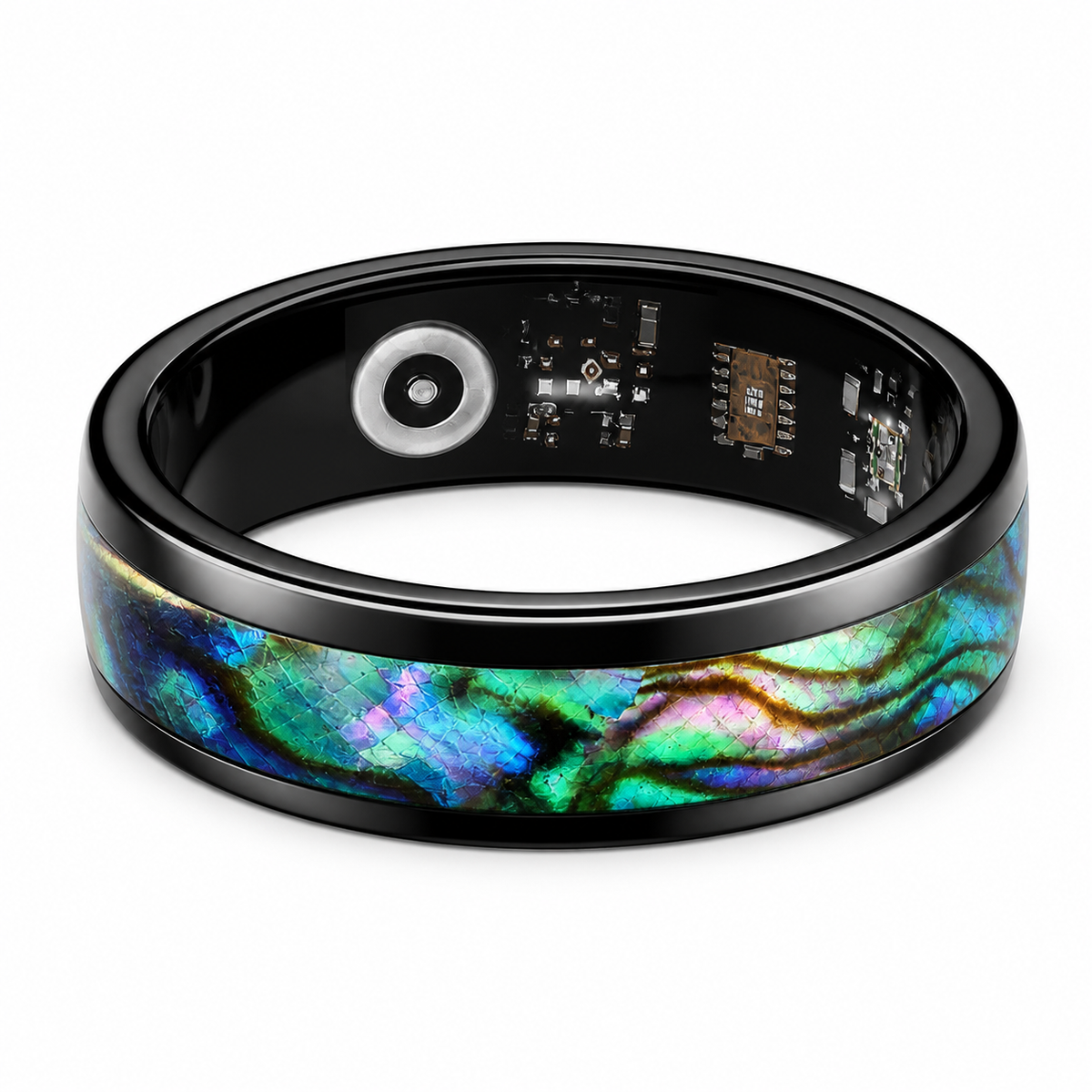 Wrongduck Nebula smart ring flat white background product view#color_nebula