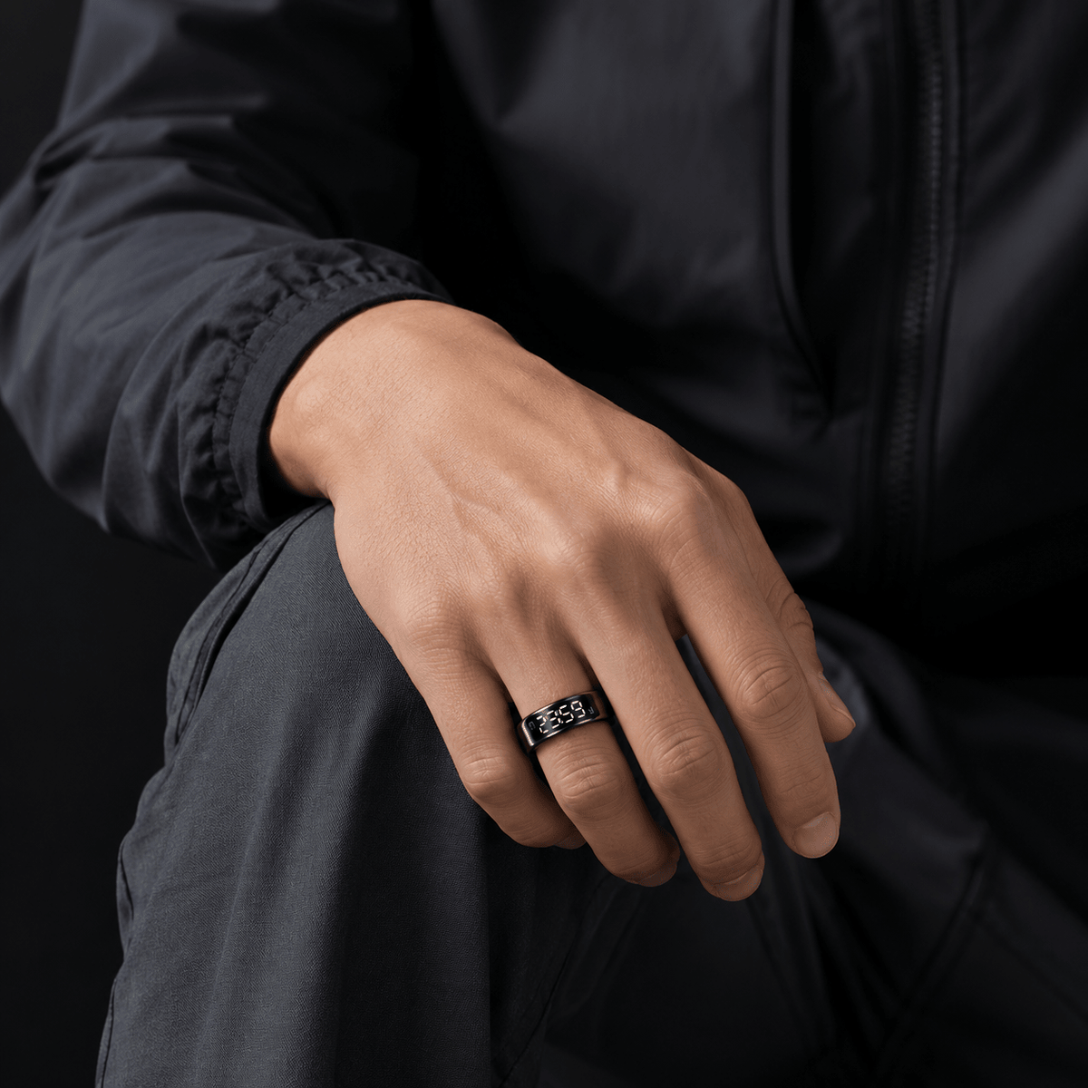 Wrongduck SY1 Smart Ring with LED Display, Vibration Alerts & Sleep Tracking - Wrongduck