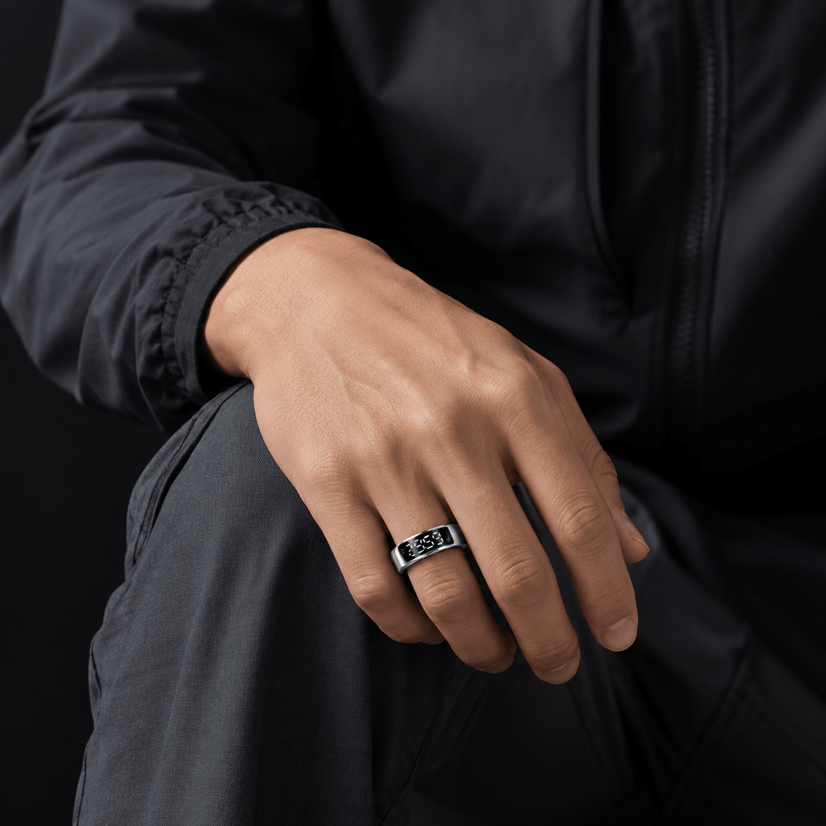 Wrongduck SY1 Smart Ring with LED Display, Vibration Alerts & Sleep Tracking - Wrongduck