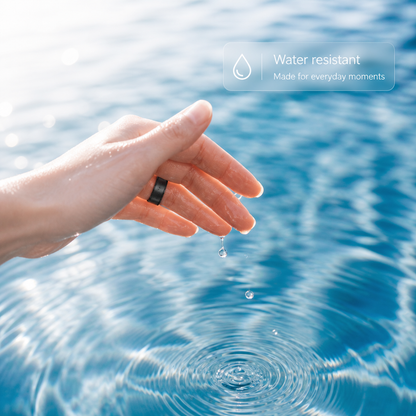 Water resistant everyday moments with Wrongduck smart ring